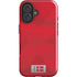 Denmark Soccer Flag iPhone 16 Plus Impact Case